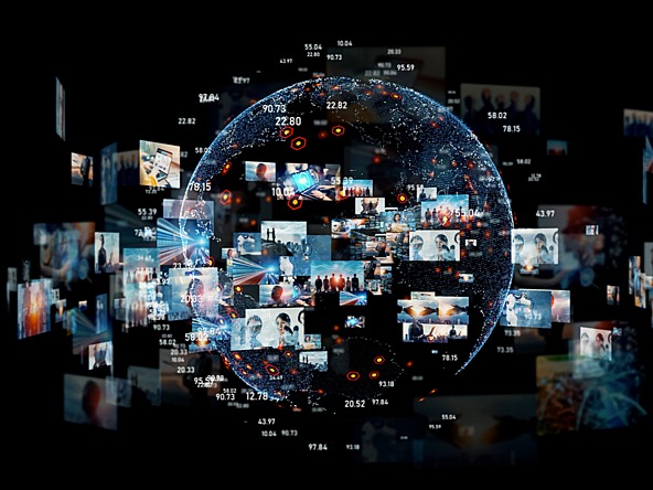 Media measurement abstract image